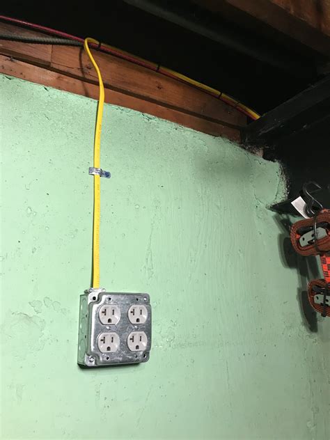 how to install mounted exposed metal junction box bx cable|how to use bx electrical cable.